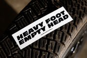 Heavy Foot decal