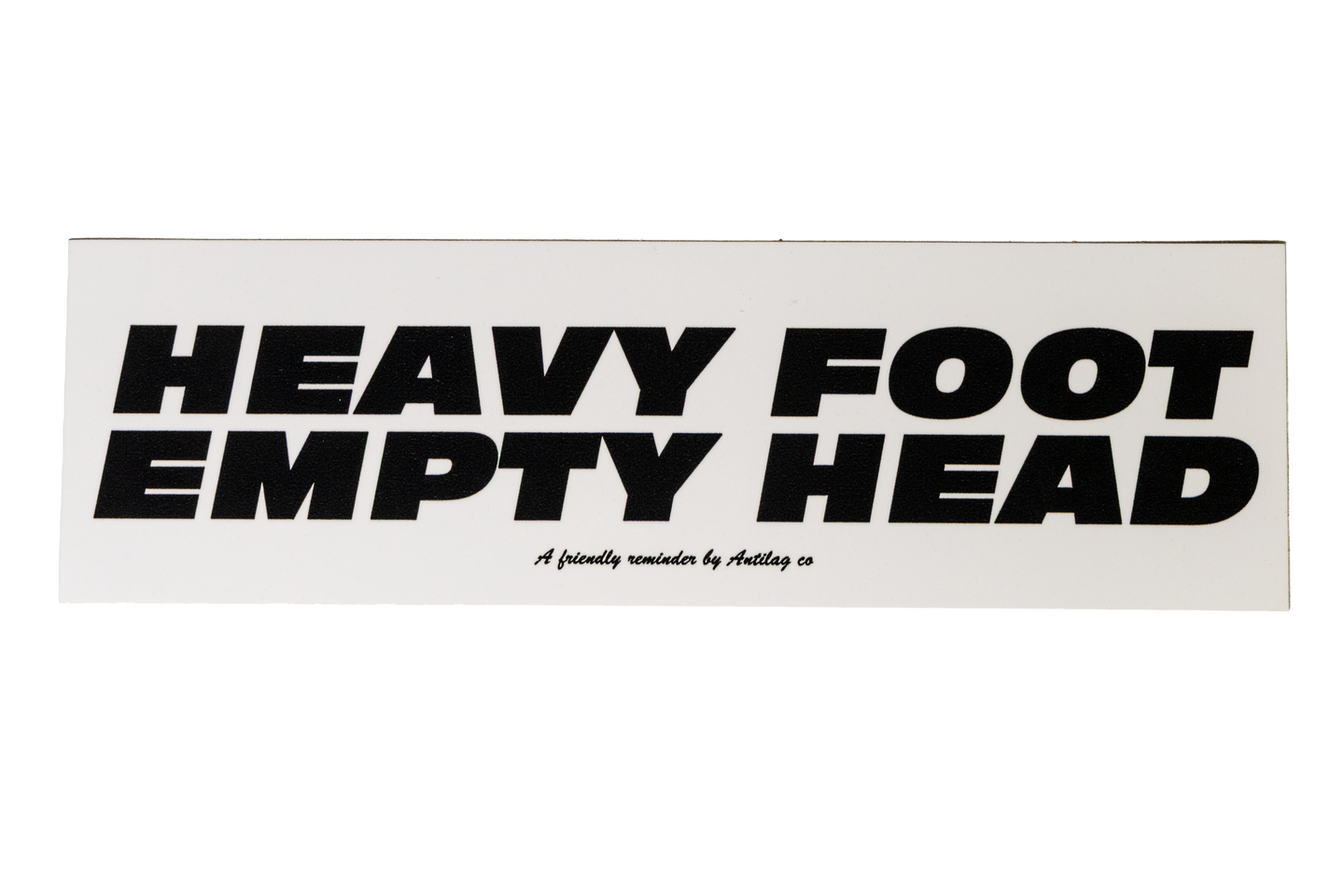 Heavy Foot decal