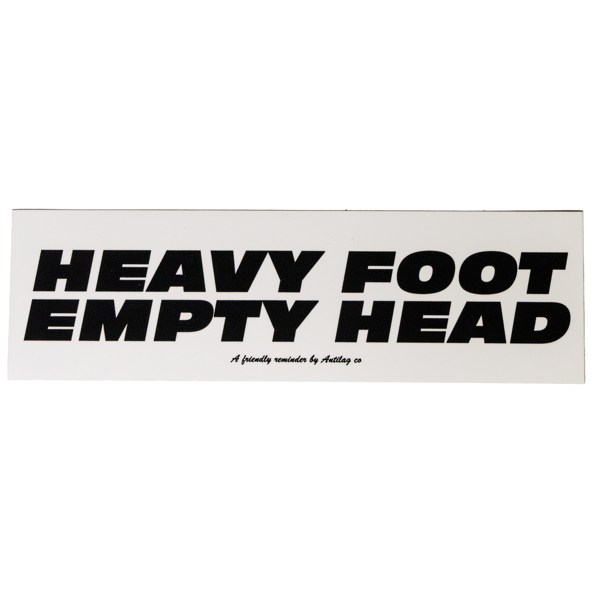 Heavy Foot decal