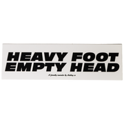 Heavy Foot decal