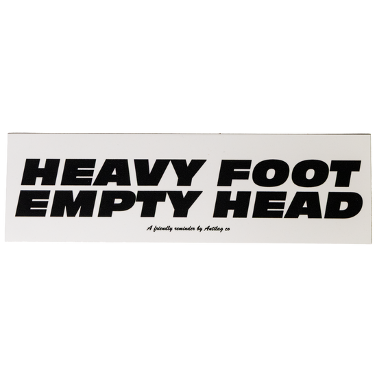 Heavy Foot decal