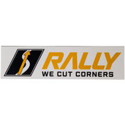 Corner cut decal