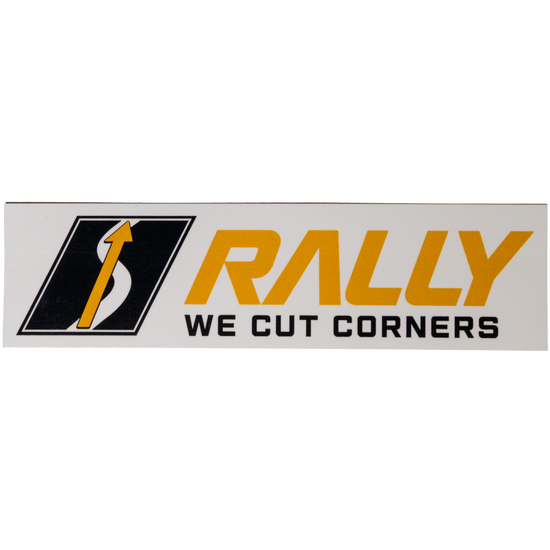 Corner cut decal