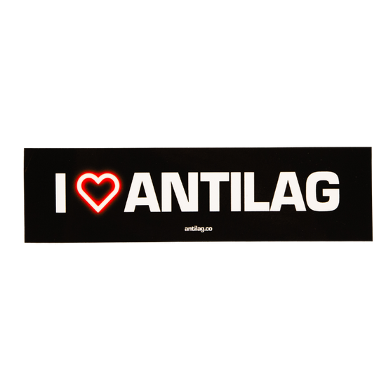I <3 Antilag Decal